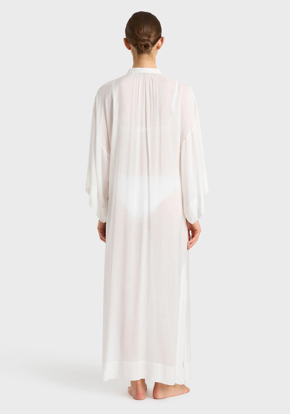 CREMONA KIMONO SLEEVE COVERUP WHITE