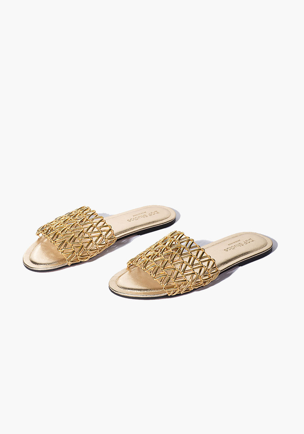 MARCELLA SLIDE GOLD METALLIC