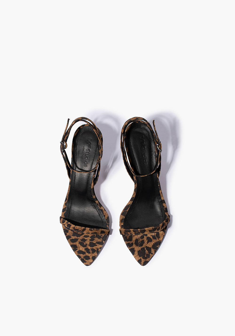 LEONA HEEL LEOPARD PRINT SUEDE