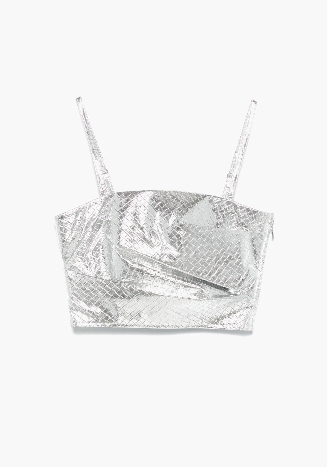 Draped Braided Top Silver