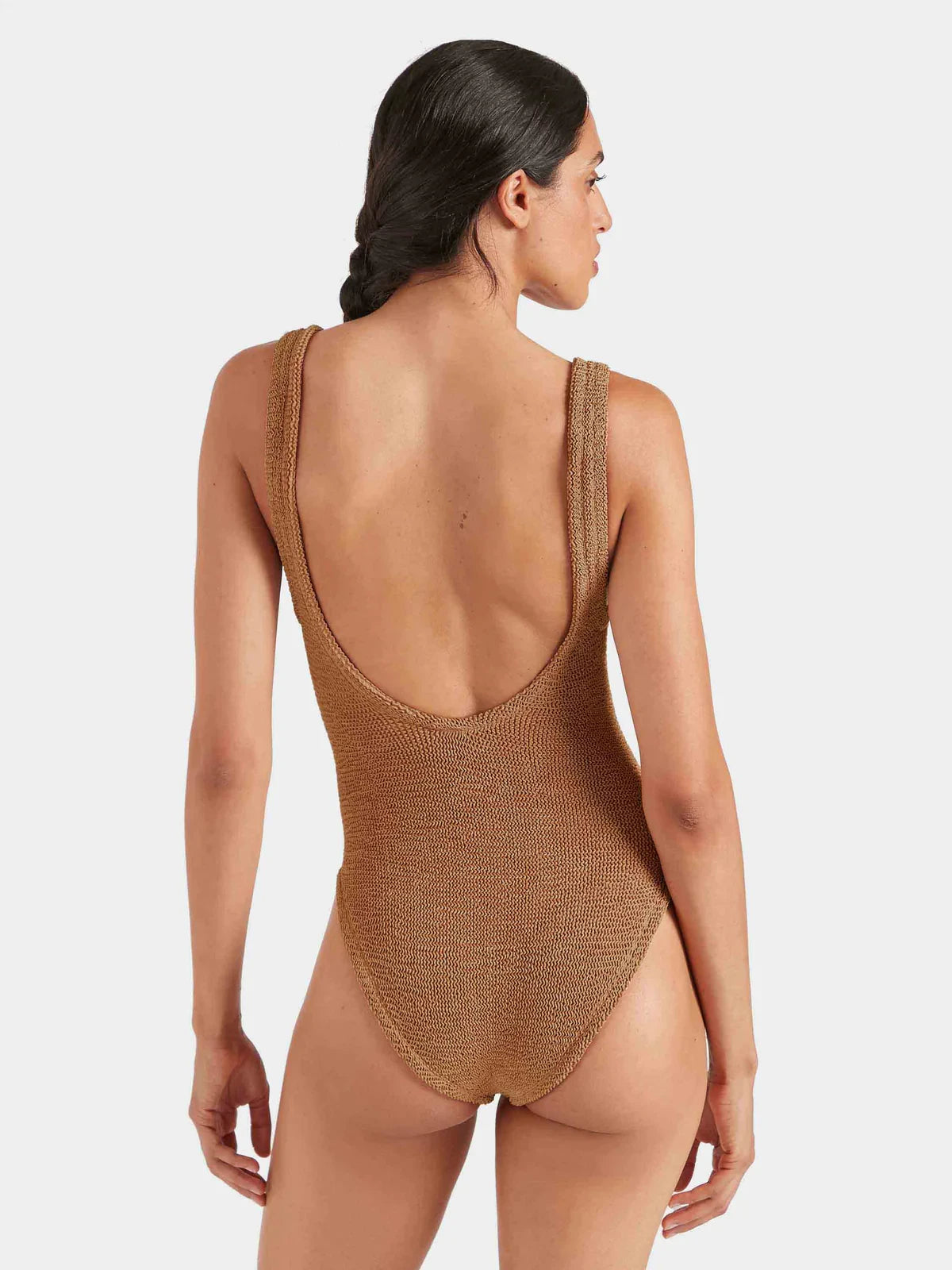 Domino Swimsuit Metallic Cocoa