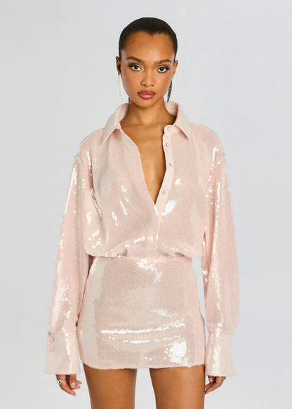 Retrofete Briseis Sequin Dress Ballet Slipper