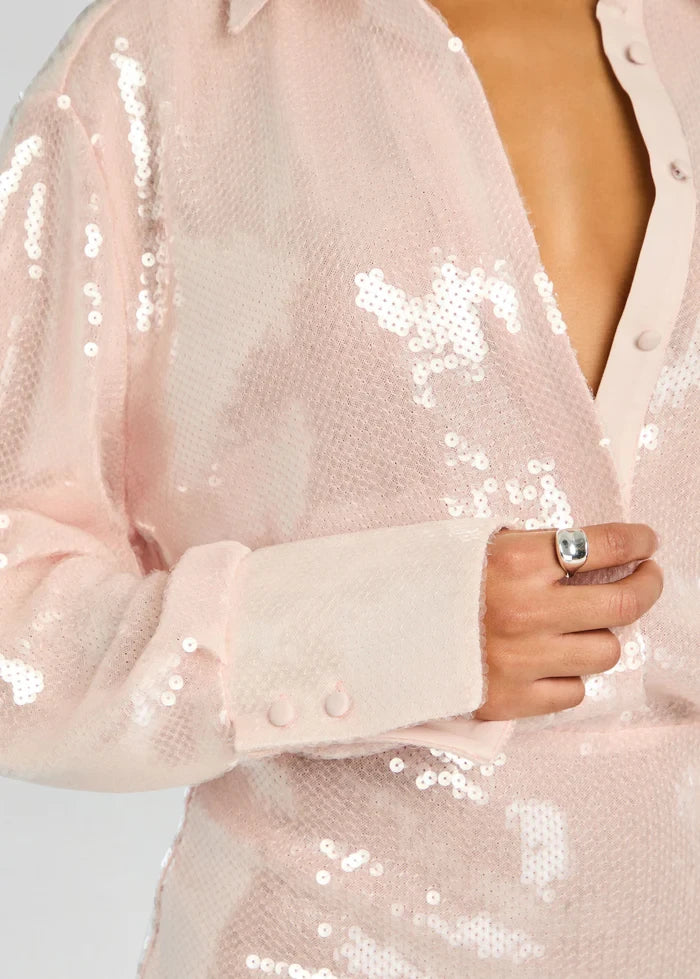 Retrofete Briseis Sequin Dress Ballet Slipper