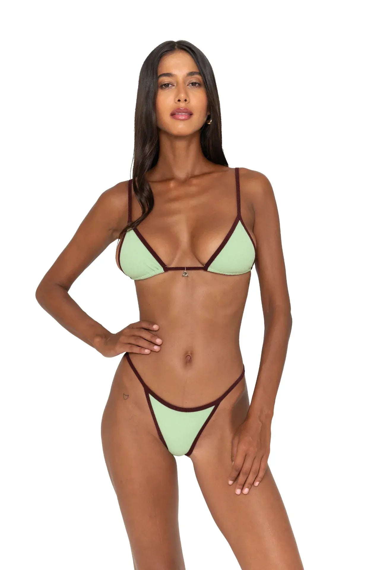 Lumi Bikini Top Pistachio