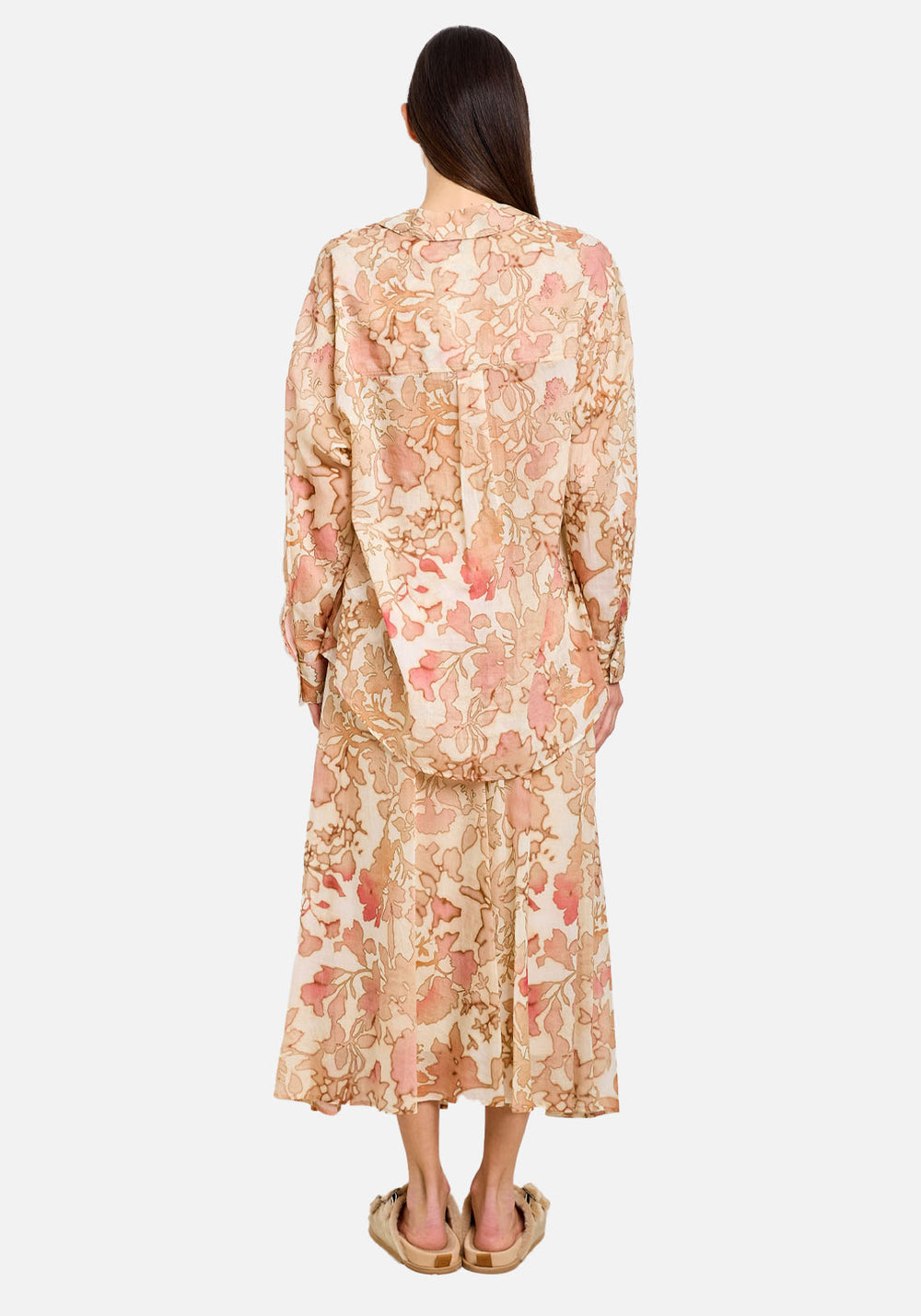 BLOOM MIST VOILE OVERSIZED SHIRT