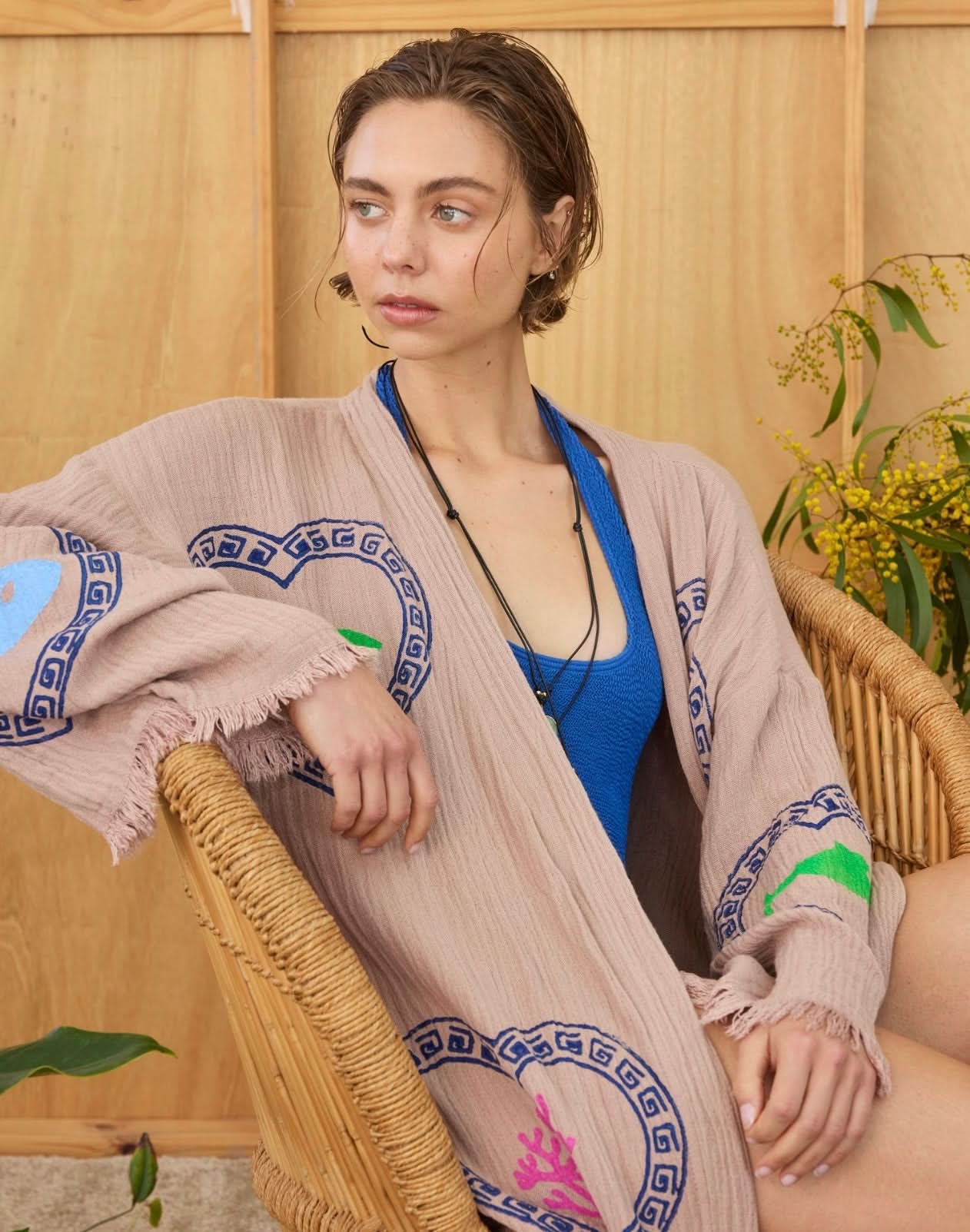 Tan Long Robe Sardine Coral