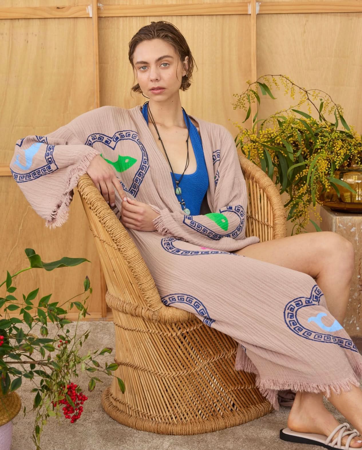 Tan Long Robe Sardine Coral