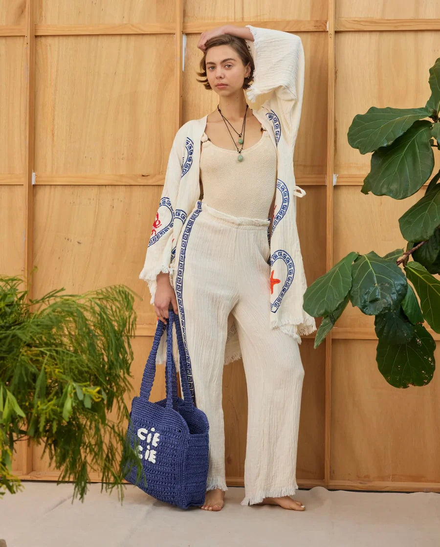 Natural Midi Robe Crab / Sea Star