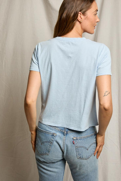 Harley Boxy Crew Tee Powder Blue