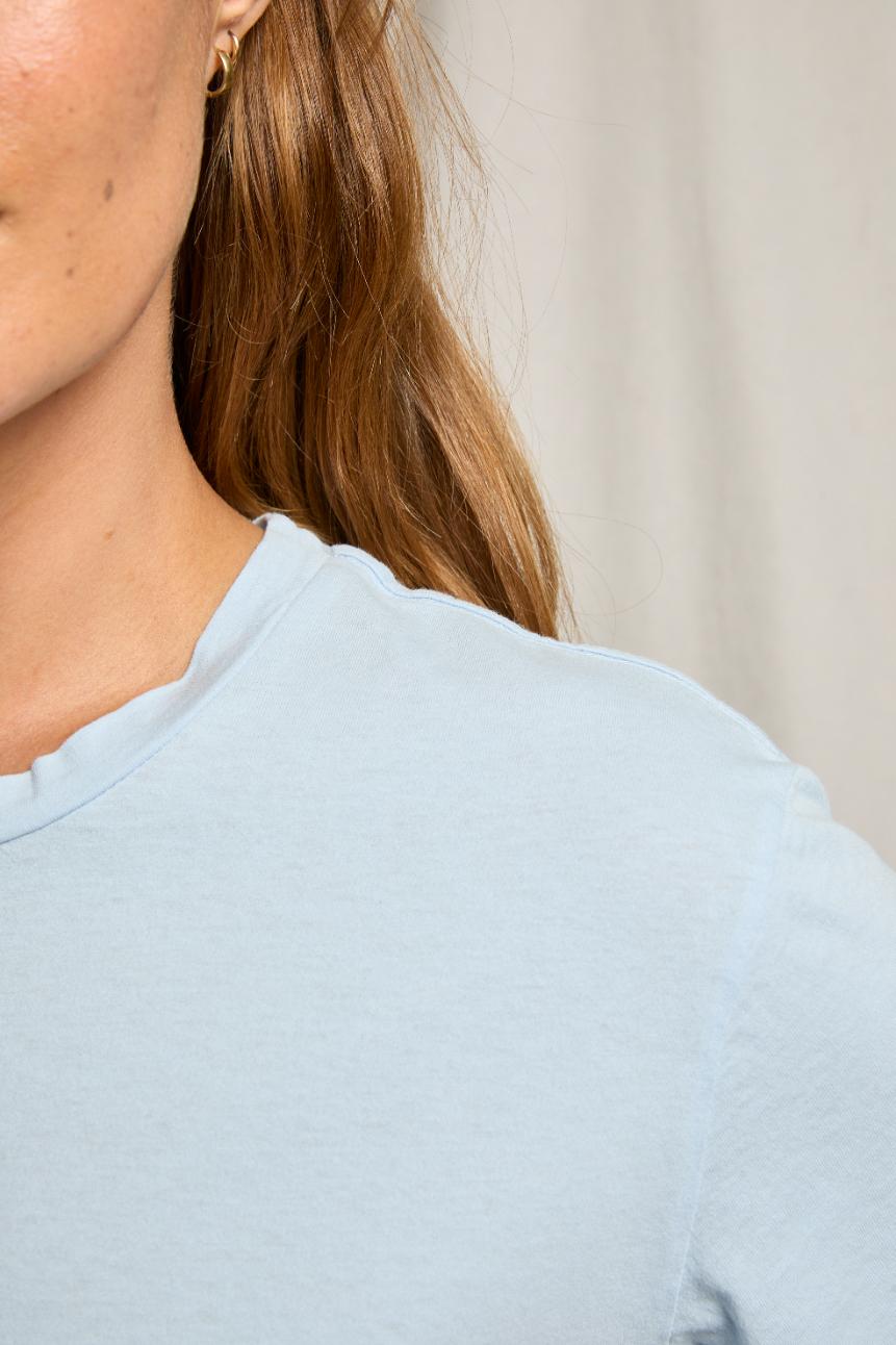 Harley Boxy Crew Tee Powder Blue