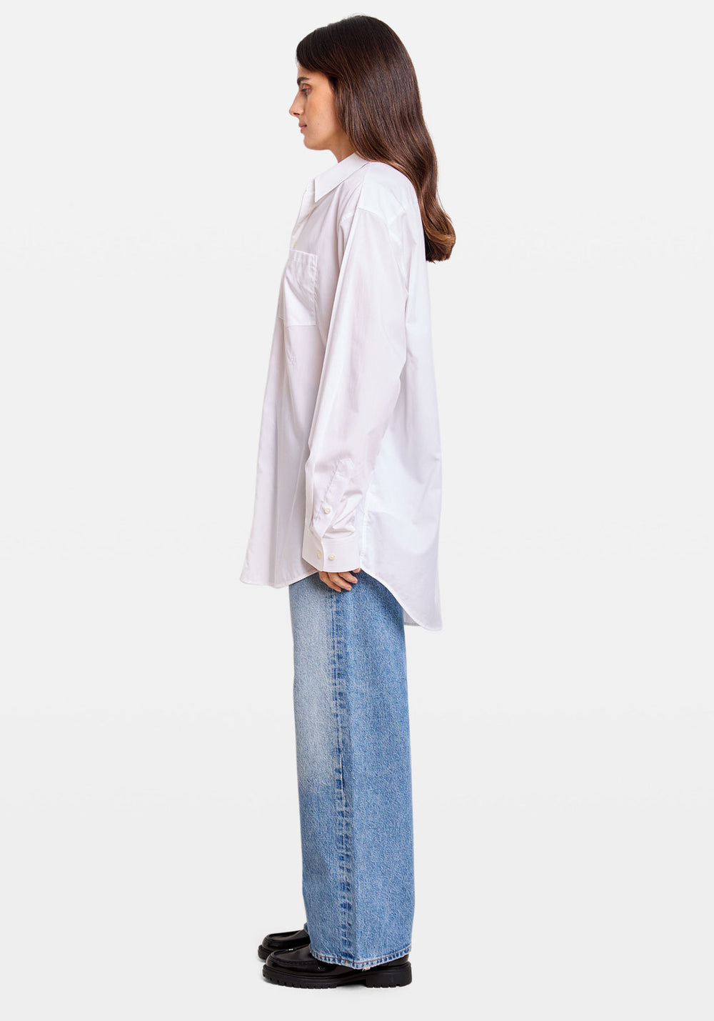 OVERSIZED SHIRT SOF1 WHITE 100