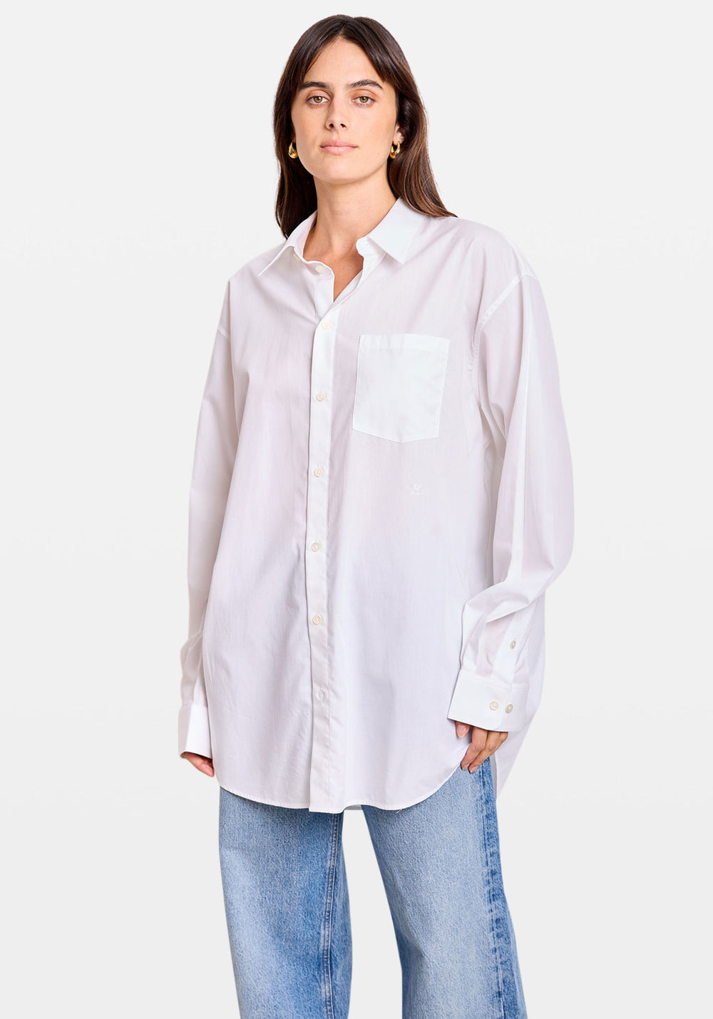 OVERSIZED SHIRT SOF1 WHITE 100