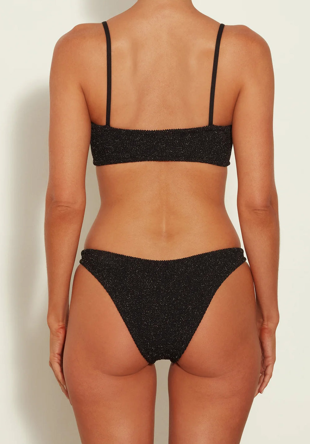 GIGI BIKINI LUREX BLACK/GOLD