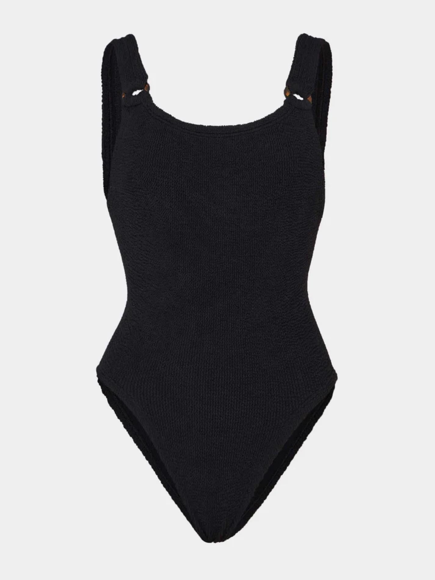 Domino Swimsuit Black