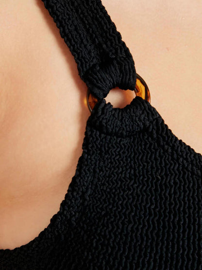 Domino Swimsuit Black