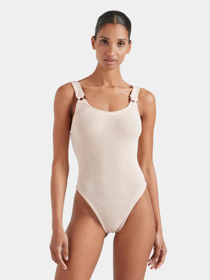 Domino Swimsuit Blush