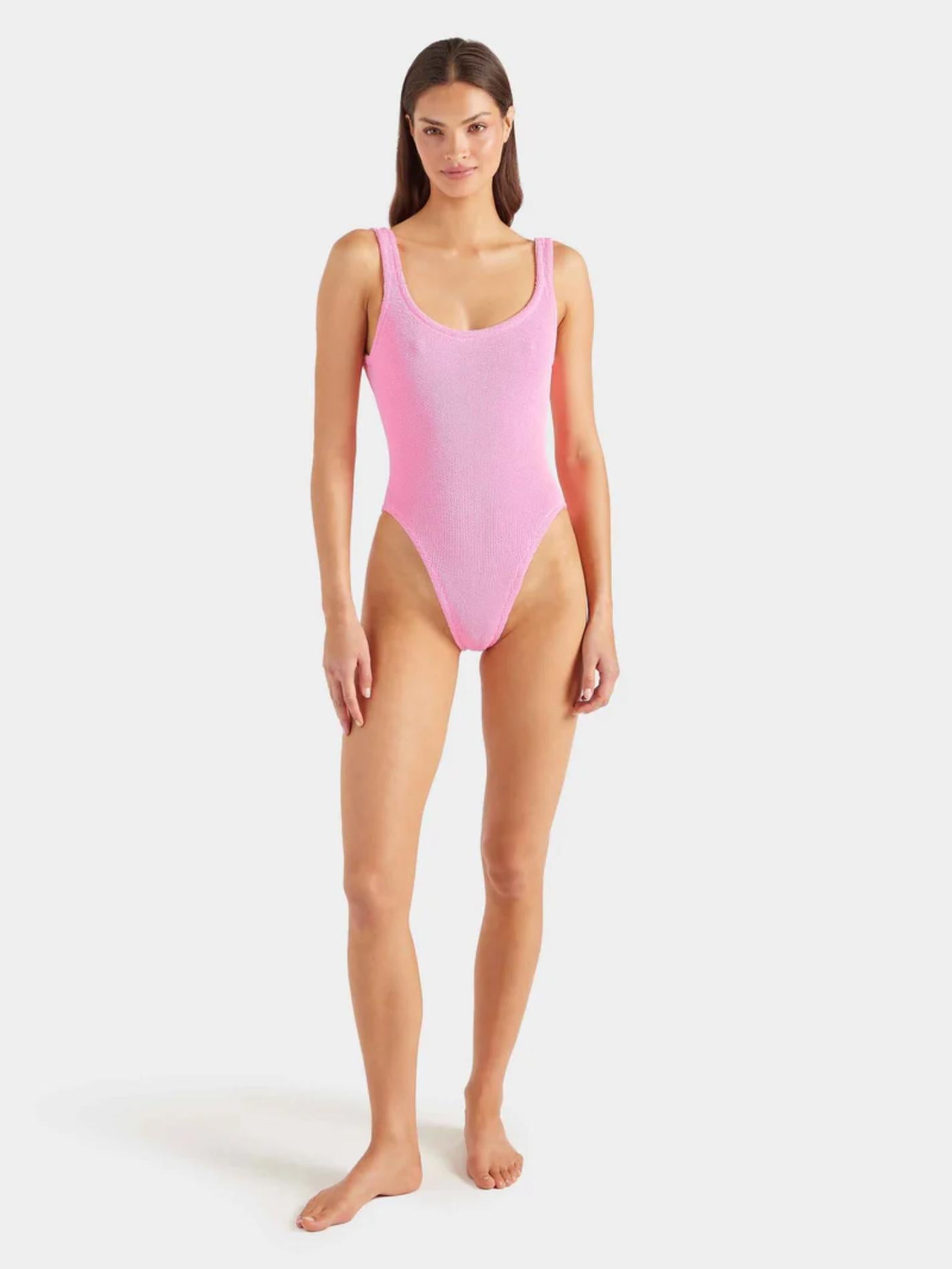 Square Neck Swim Bubblegum