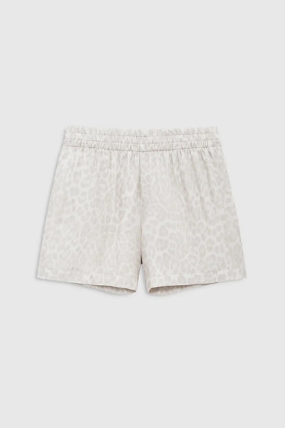 Kam Short White Leopard
