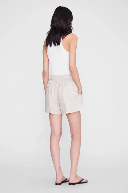 Kam Short White Leopard