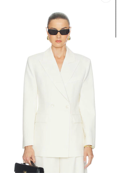 Anine Bing Tiphaine Blazer Ecru