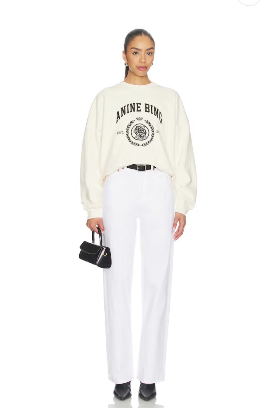 Miles Sweatshirt Collegiate Cream