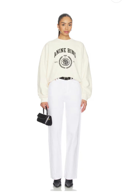 Miles Sweatshirt Collegiate Cream