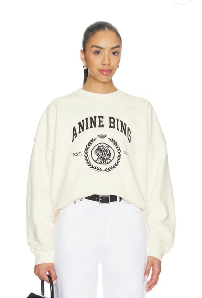 Miles Sweatshirt Collegiate Cream