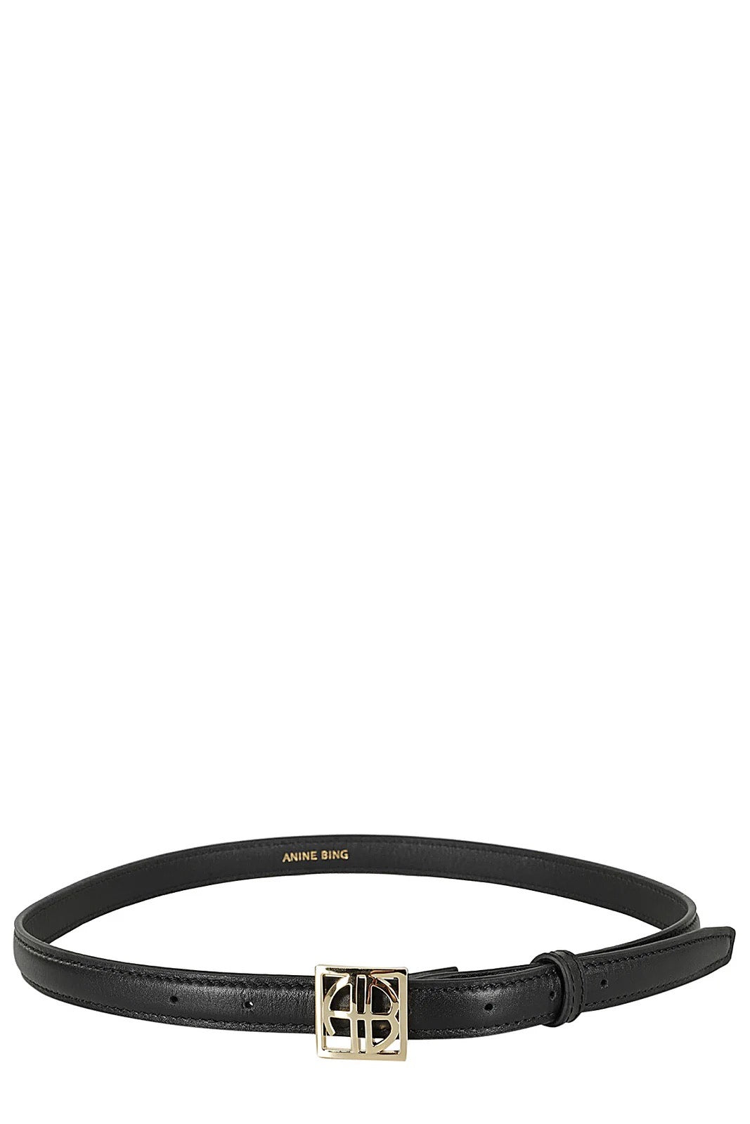 Monogram Belt Black