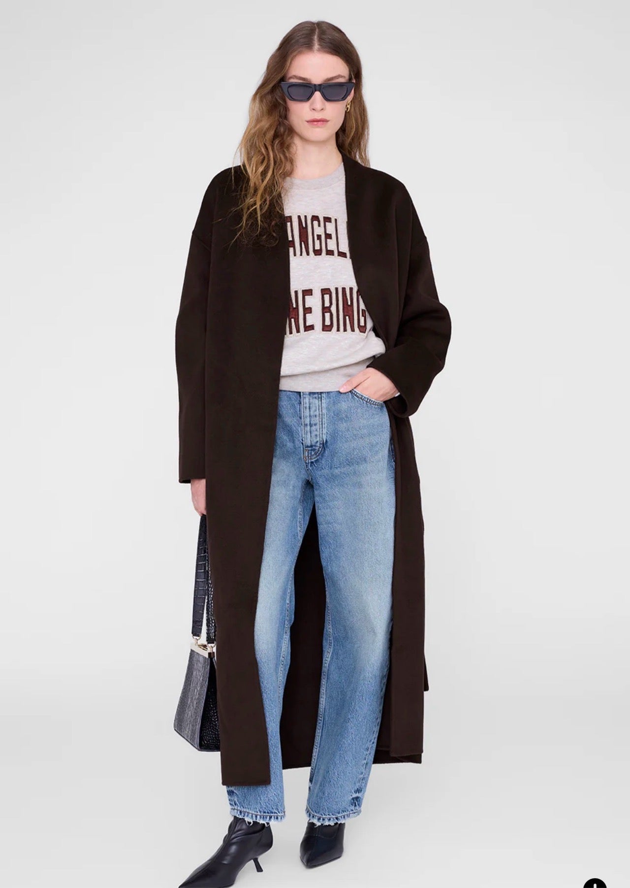 Harry Shrunken Sweat Oatmeal Melange