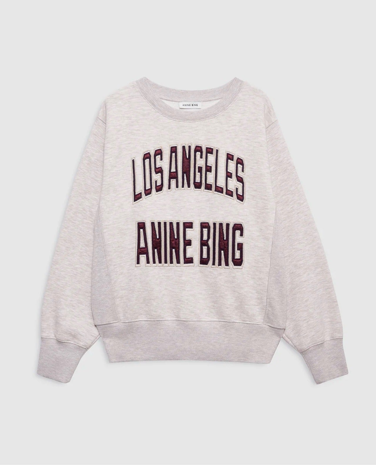 Harry Shrunken Sweat Oatmeal Melange