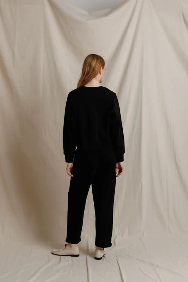 Perfect White Tee Sutton Flat Front Cuffed Pant