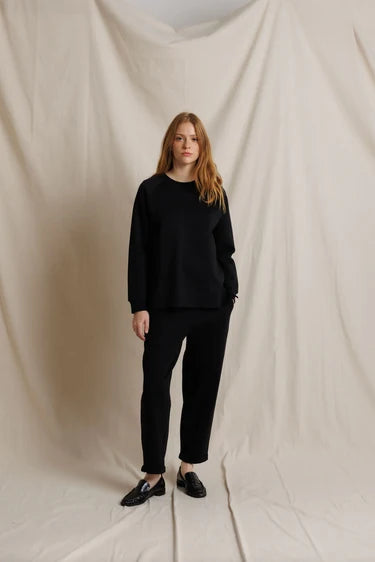 Perfect White Tee Sutton Flat Front Cuffed Pant