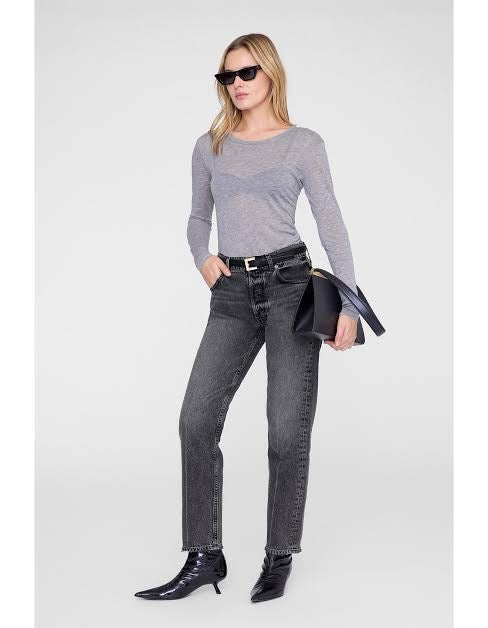 ANINE BING SYLVIE TEE - GREY