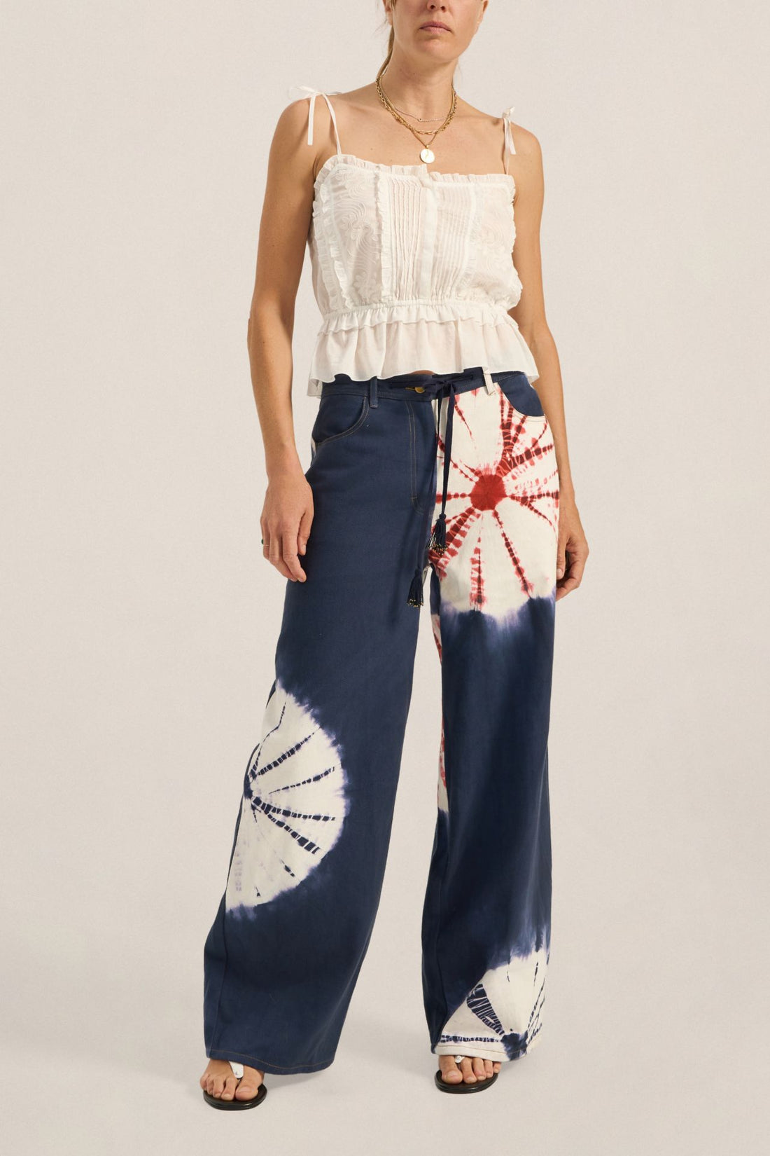 Ilio Nema Octavia Jeans Hand Tie-Dye Denim