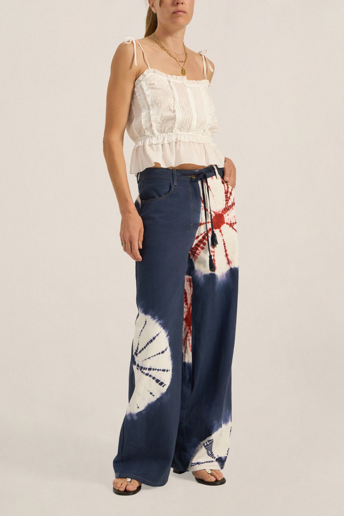 Ilio Nema Octavia Jeans Hand Tie-Dye Denim