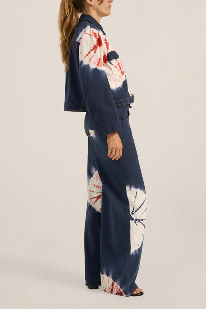 Ilio Nema Octavia Jeans Hand Tie-Dye Denim