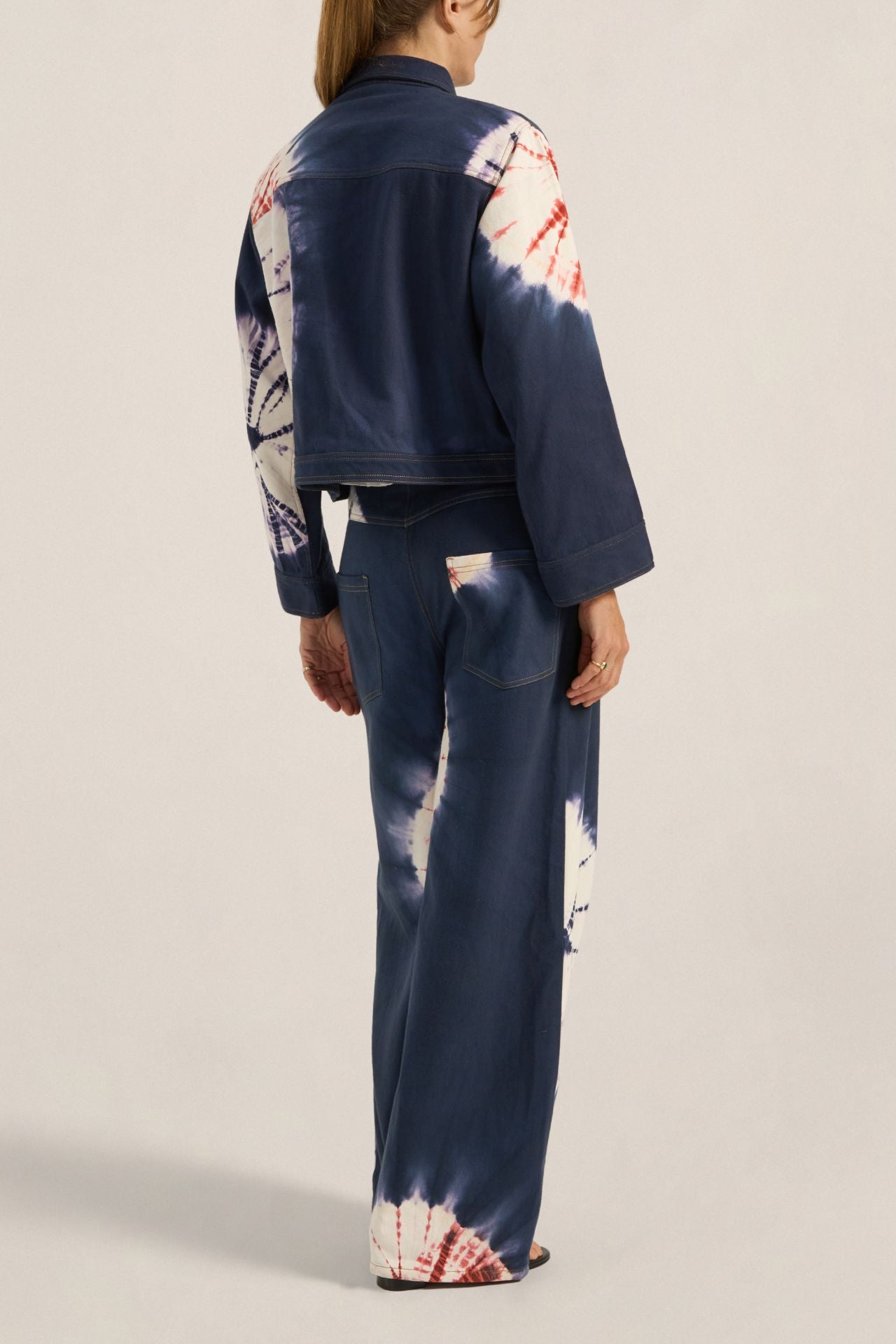 Ilio Nema Octavia Jeans Hand Tie-Dye Denim