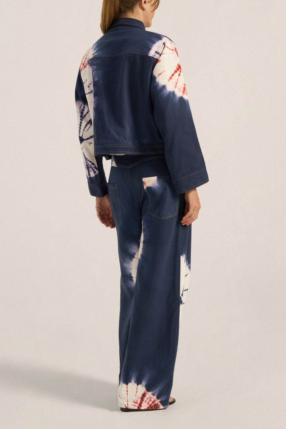 Ilio Nema Virgil Jacket Hand Tie-Dye Denim