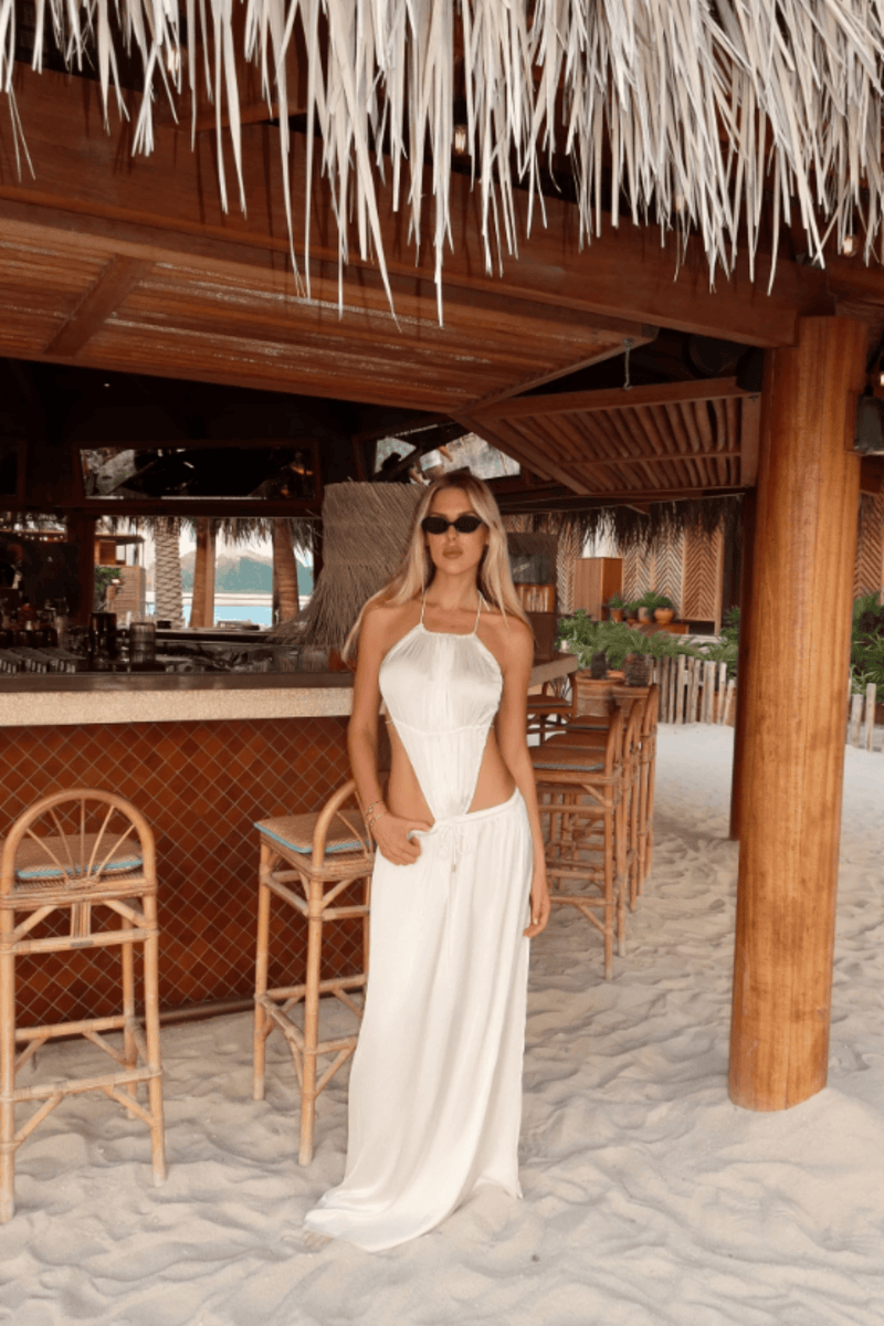 Janthee Vivi Dress Bianco