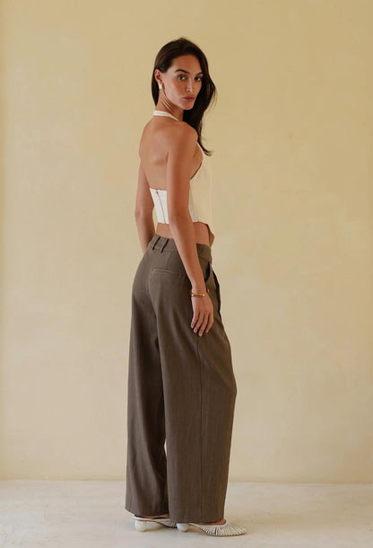 Johansen Freya Pant In Grey