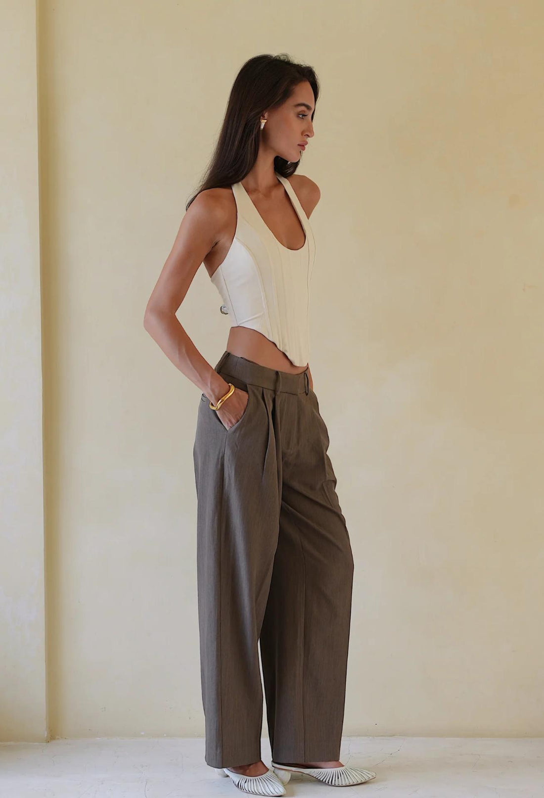Johansen Freya Pant In Grey