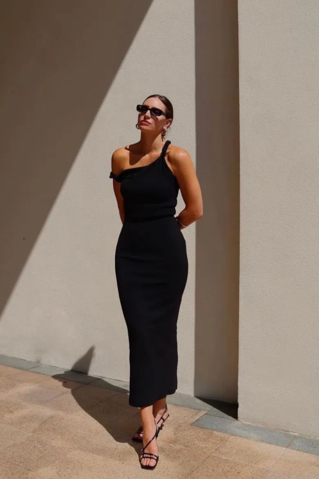 Johansen Long Poppy Dress Black