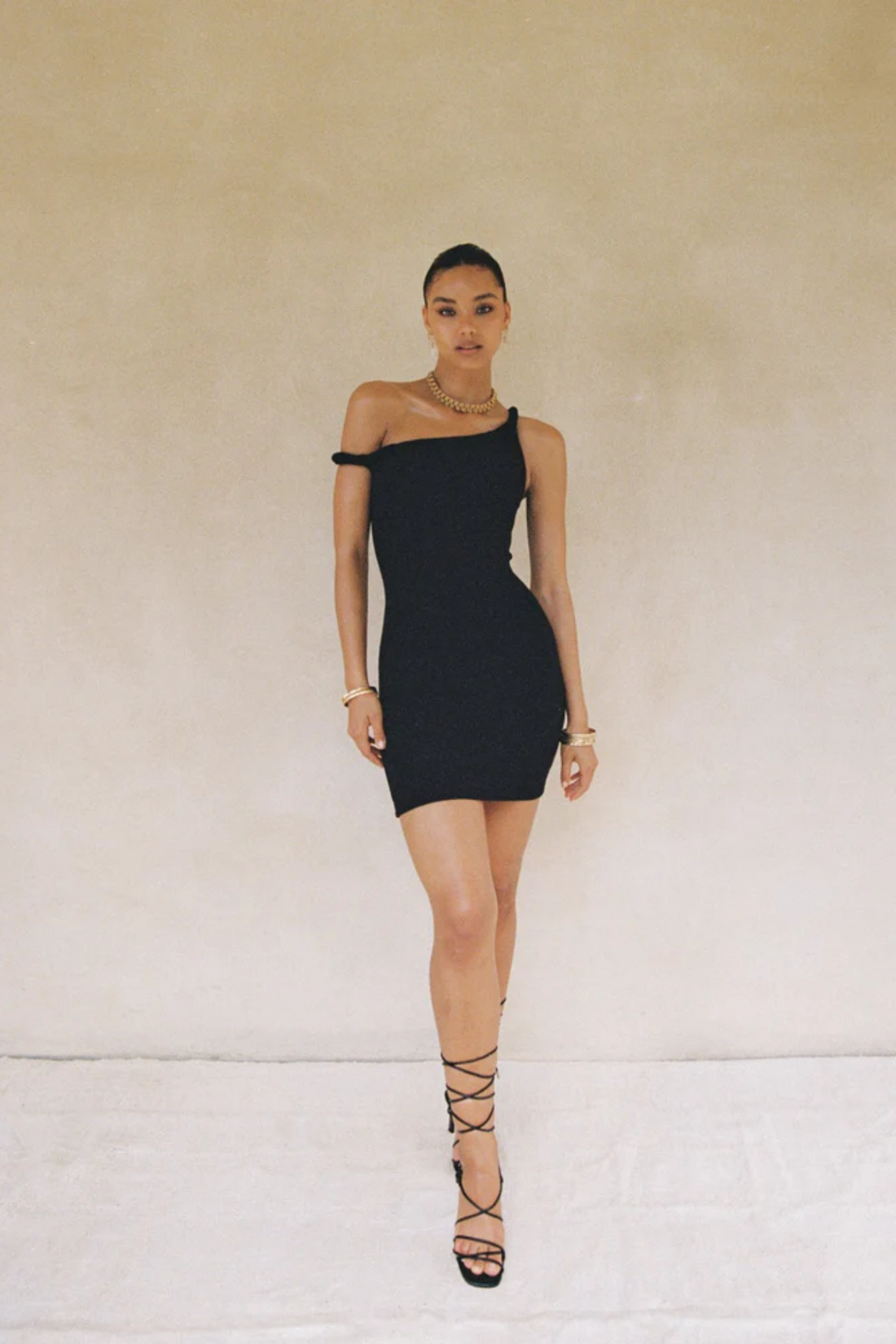 Johansen Short Poppy Dress Black