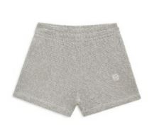 Anine Bing Kam Short Framed Monogram Ivory And Black