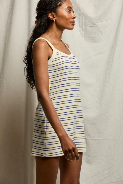 Loveshack Stripe Mini Dress Cobalt Stripe