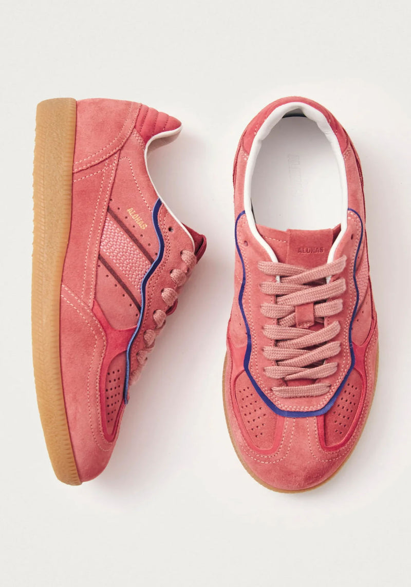 TB.490 RIFE PINK LEATHER SNEAKERS