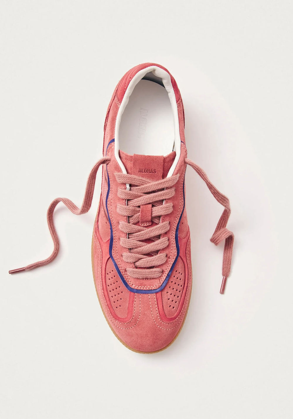 TB.490 RIFE PINK LEATHER SNEAKERS