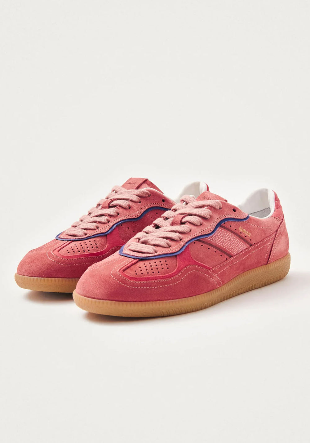 TB.490 RIFE PINK LEATHER SNEAKERS