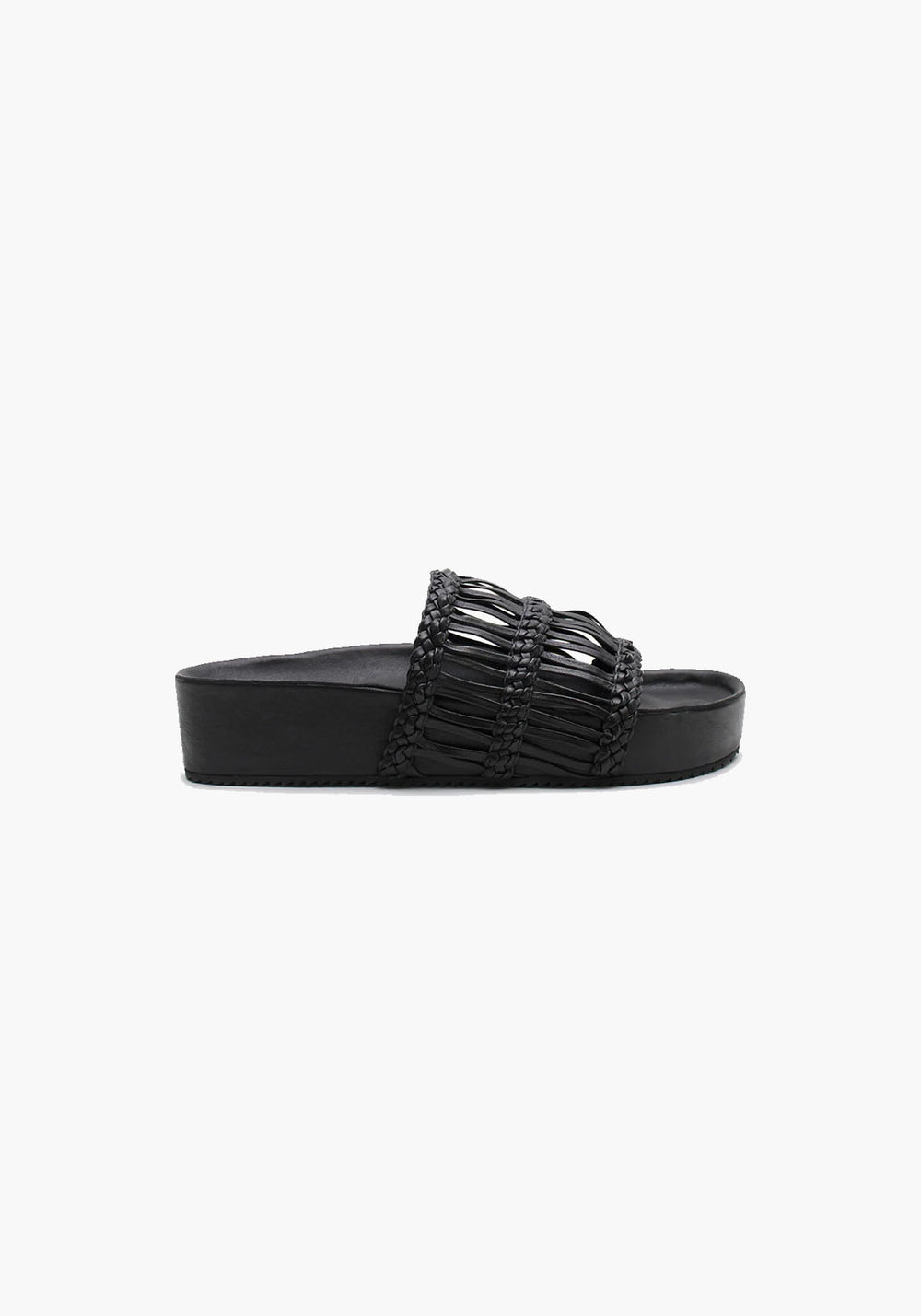 LOU PLATFORM SLIDE BLACK