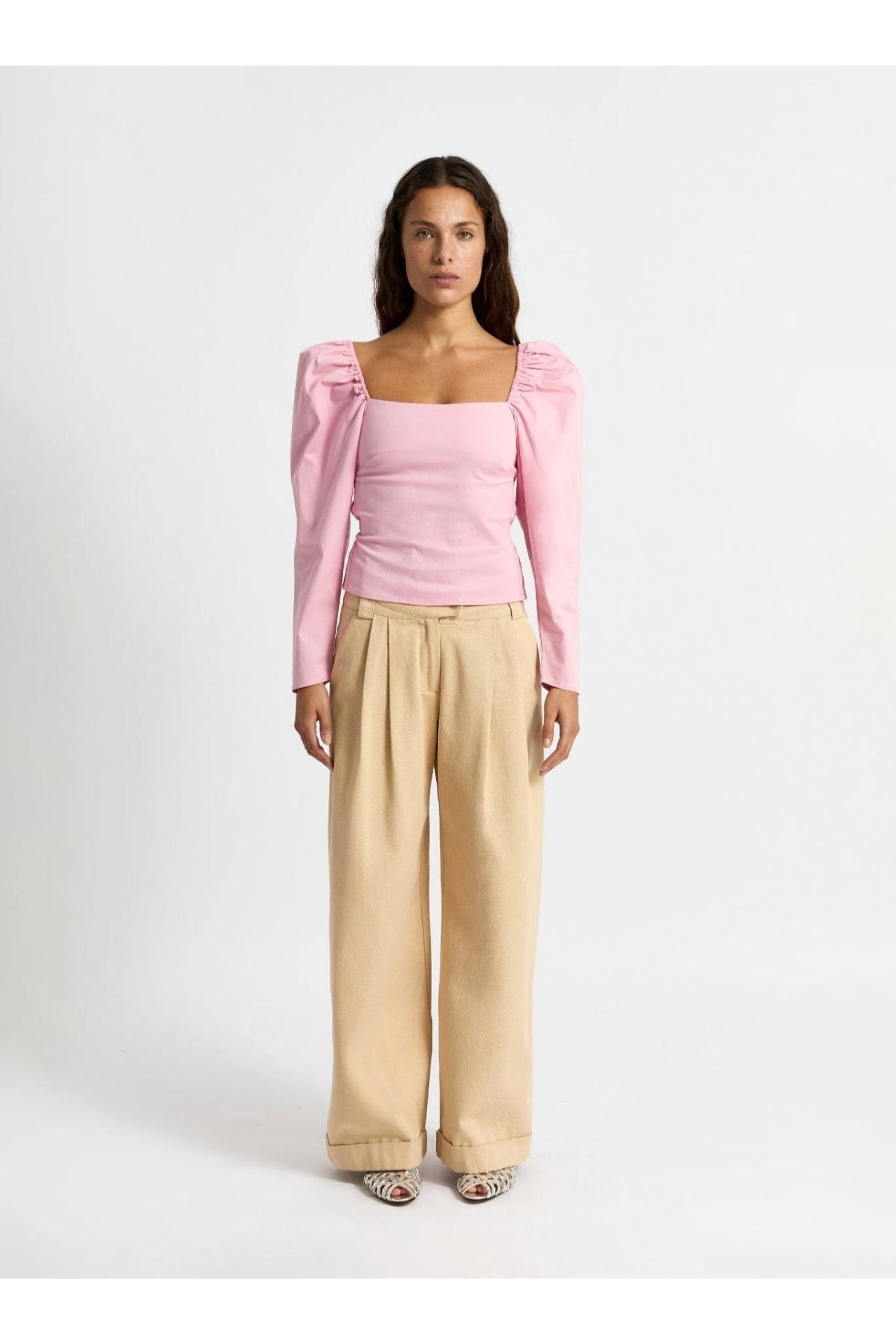 Laagam Smith Beige Serge Pants